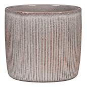 Scheurich Round Cover Pot - Indoor - Ceramic - 5.91-in - Ocean Shell Blue