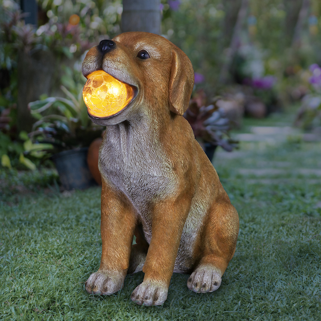 Retriever Dog Statue | Stone Cast Decorative dog ornament