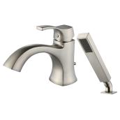 Roman Bath Faucet with Hand Shower - Brushed Nickel