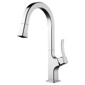 Robinet de cuisine à 1 poignée, laiton/zinc, chrome