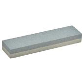 Fuller Tool Double-Sided Sharpening Stone - Fine Side and Coarse Side - 1-in x 2-in x 7-7/8-in - Grey