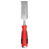 Fuller Long-Blade Wood Chisel - Chrome-vanadium steel - Composite Handle - 13-in L