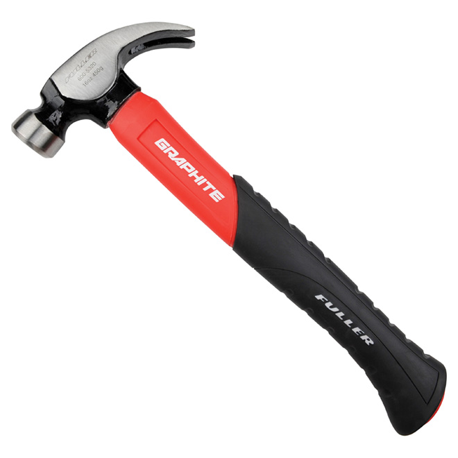 Curved-Claw Graphite-Core Hammer - 16 oz