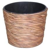Jardinière circulaire en osier, 5,75", naturel