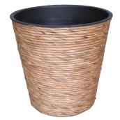 Jardinière circulaire en osier, 12,75