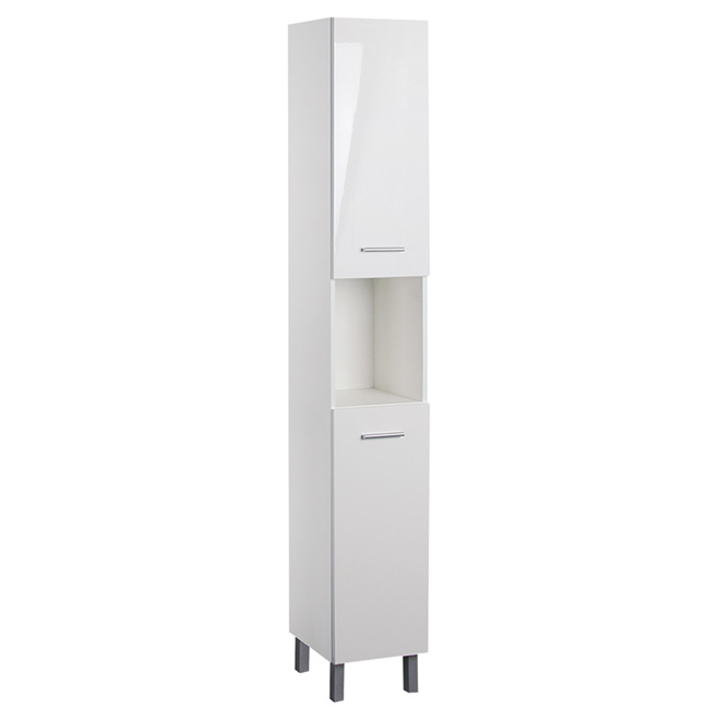 Facto Armoire De Salle De Bains Blanc Lustre Cg750hw 5 Rona