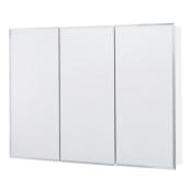 Style Selections 36-in Triple-Mirror Medicine Cabinet