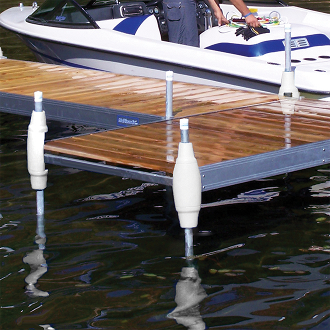 Post Bumpers Multinautic - 4.5'' x 18'' - Vinyl - White