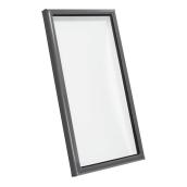 VELUX Skylight with Laminated Glass for Fixed Curb Mount with Grey Frame - 51 x 27-in