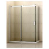 Uberhaus Side Panel for Dettifoss Shower - Tempered Glass - Clear - 75-in H x 30-in W