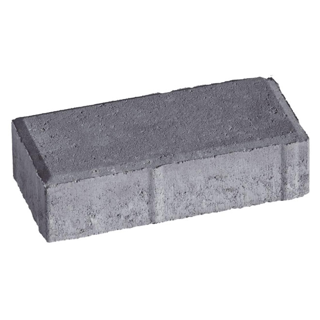 Oldcastle Cobble Lite Rectangle Paver Charcoal - 4 x 8 x 2-in