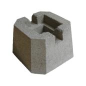 Dec-or-Post Support Block Concrete Natural 12-in x 12-in - Natural
