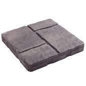 Oldcastle Quadral Patio Slab Cobblestone Style Shadow Blend 16-in x 16-in x 2-in