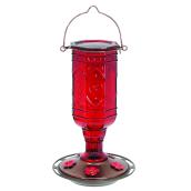 More Birds Jewel Red Octogonal 20-oz Hummingbird Feeder w/ 5 Feeding Ports