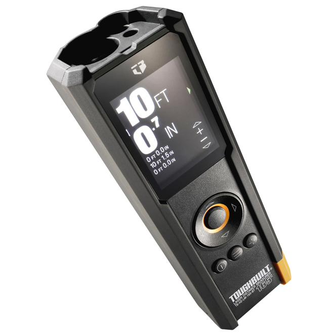 ToughBuilt Bluetooth Laser Distance Measurer 165-ft