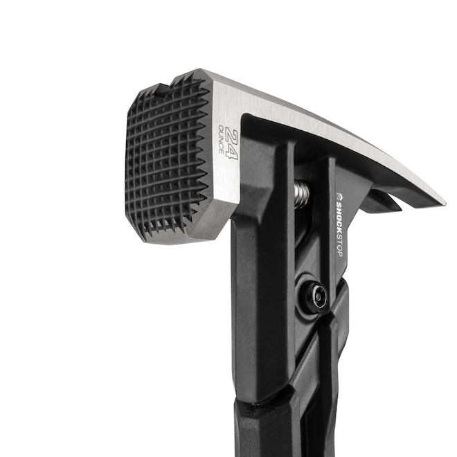 ToughBuilt 24-oz ShockStop Rip Framing Hammer with Milled