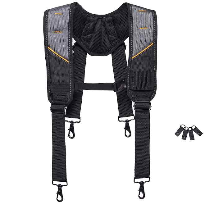 ToughBuilt ClipTech Padded Suspenders - Adjustable One Size