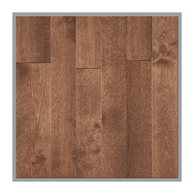 Birch Hardwood Flooring - 3 1/4" x 3/4" - Copper