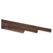 Plancher de bois franc en érable, sepia