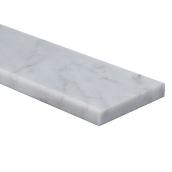 Seuil de marbre «Carrara» 36" x 4"