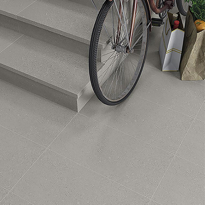 Mono Serra Porcelain Tile 12 X 24 8 Pck Grey 9826 Rona