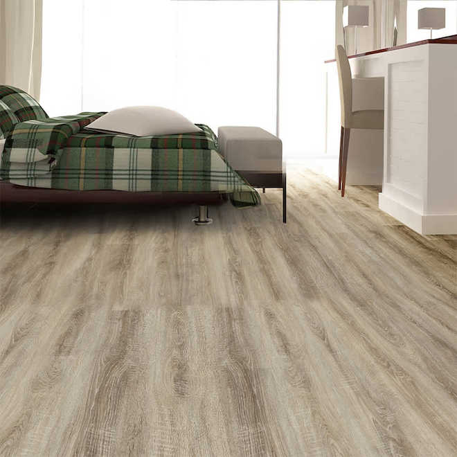 Mono Serra Milan 7.52-in W x 47.04-in L x 8-mm Oak HDF Laminate Floor -.19.65-ft²/Box
