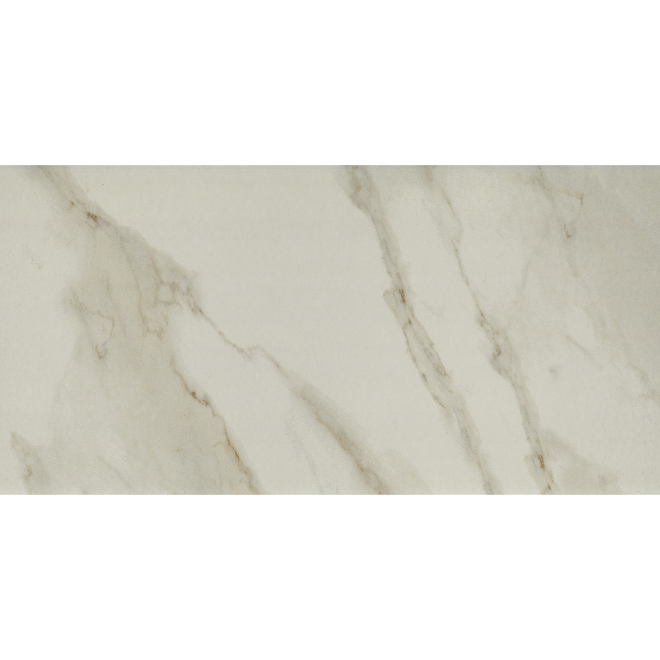 Mono Serra Marble Porcelain Tile - 12-in x 24-in - Beige - 8/Box