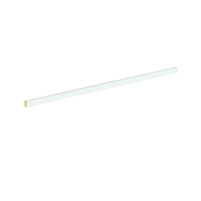 Moulure de finition Elite Landon & Co. 2,5 x 96 po, blanc