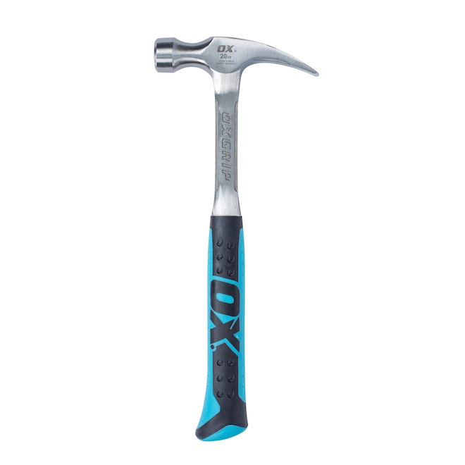 Ox Tools 20 US Ounces Straight Claw Hammer