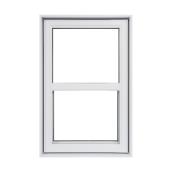 Supervision 24-in x 36-in- Low-E Clear Single-Hung Window - White