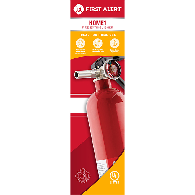 First Alert HOME1 Rechargeable Home Fire Extinguisher UL, 59% OFF