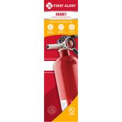 First Alert Rechargeable Home Fire Extinguisher - 5.4-lb - Metal - Red