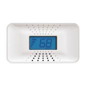 First Alert Carbon Monoxide Alarm with Digital Temperature Display - Plastic - White