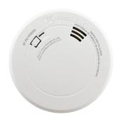 First Alert White Plastic Smoke and Carbon Monoxide Detector with Voice Alert and 10-Year Battery