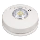 BRK Hardwired White Plastic Smoke and Carbon Monoxide Detector with LED Strobe Light