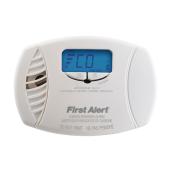 First Alert Digital Carbon Monoxide Alarm with Battery Backup - Plug-In - Plastic - White