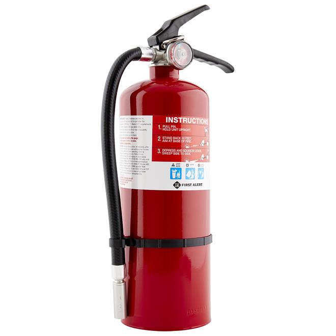 First Alert 5 lb Rechargeable Heavy-Duty Fire Extinguisher