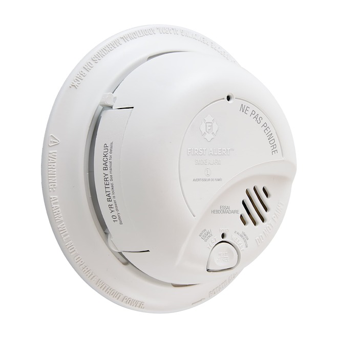 First Alert Hardwired Ionization Smoke Alarm with Battery Backup