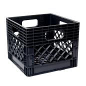 Organize-It 25L Black Square Milk Crate