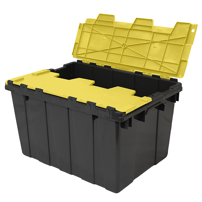 GSC Technology 45-L Plastic Flip Top Storage Box