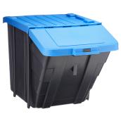GSC Technology Flip Top Storage Bin - Plastic - 61-Litre