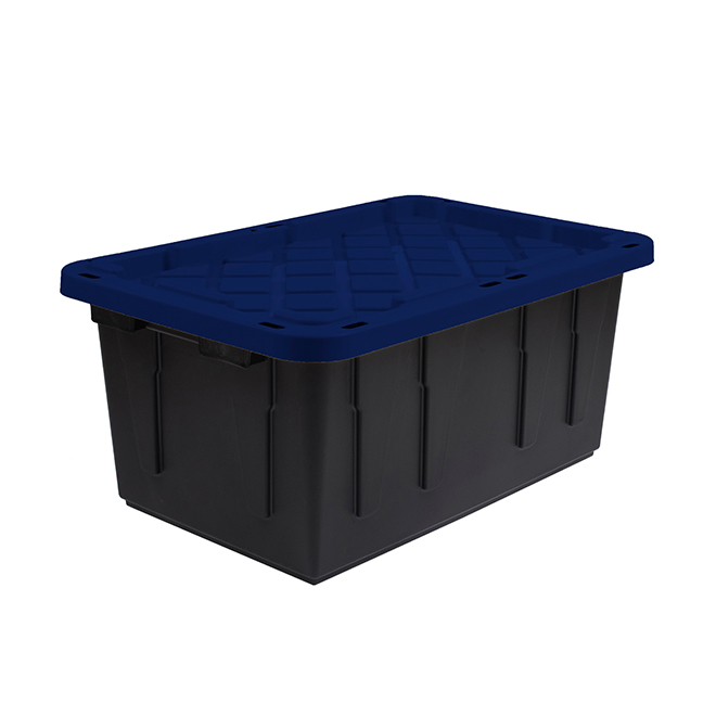 RONA Storage Tote with Lid Heavy-Duty and Stackable - 64-L