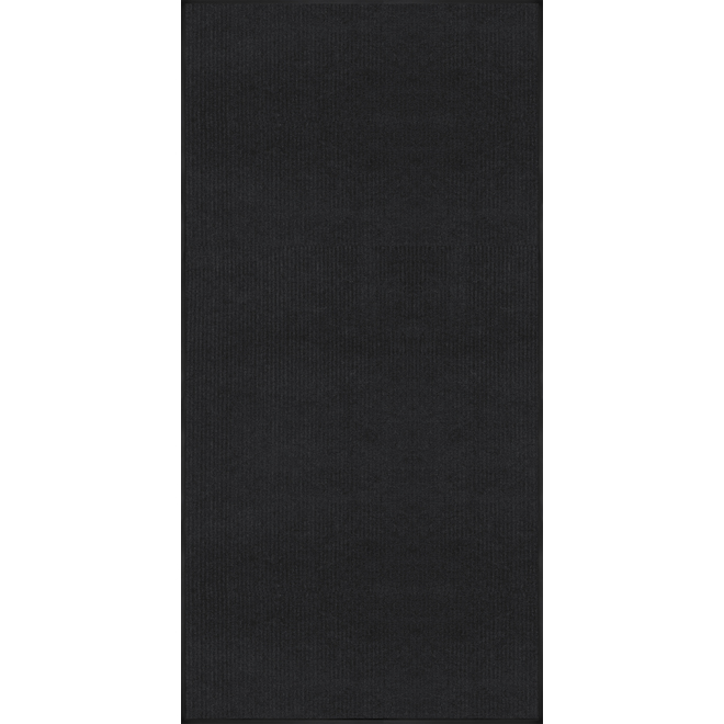 Roomio Athena Black Rectangle Utility Mat (36-in x 72-in)