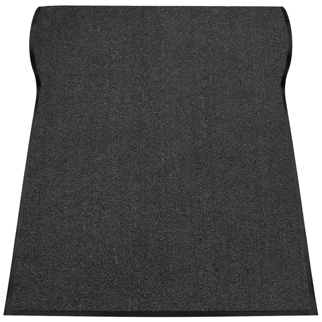 Tapis de passage Elbert de Roomio de 50 pi x 36 po, gris charbon