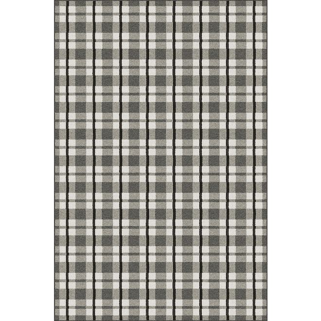 Roomio Chester Rug Runner of 48 x 72-in in Polypropylen - Raven