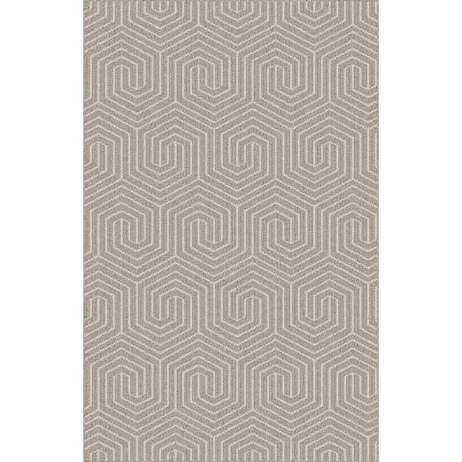 Roomio Gema Indoor Polypropylene Rug of 48 x 72-in - Beige Shore