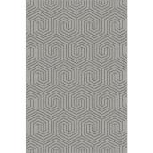 Roomio Gema Indoor Polypropylene Rug of 48 x 72-in - Silver Iron