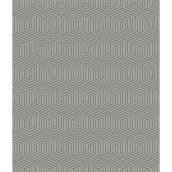 Tapis d'intérieur en polypropylène Gema Roomio 72 x 84 po, fer argent