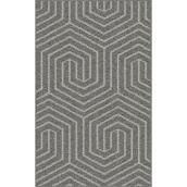 Roomio Indoor Polypropylene Rug of 20 1/2 x 32-in - Brushed Iron