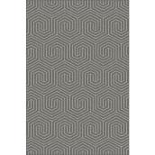 Tapis d'intérieur en polypropylène Gema Roomio 48 x 72 po, fer brossé